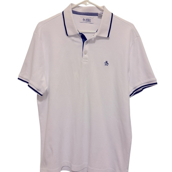 Original Penguin White Polo with Black Accents in new conditions - Picture 9 of 11